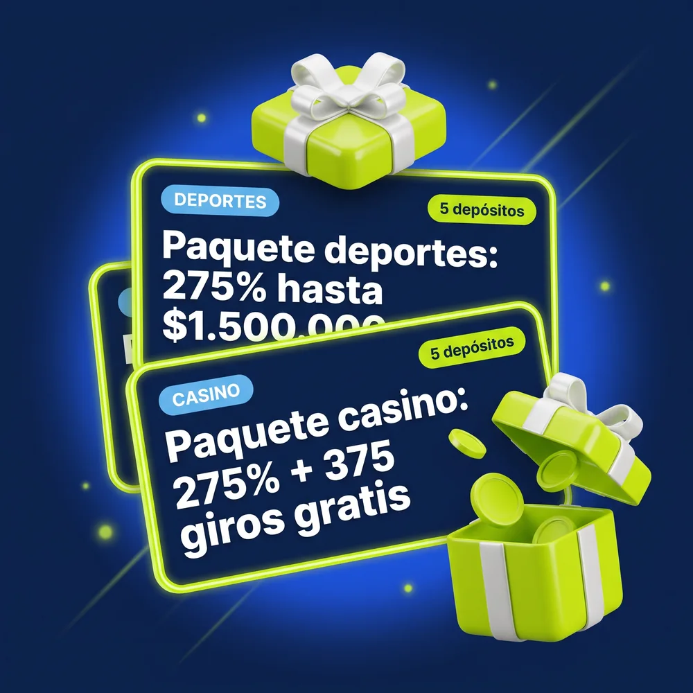 Bono de bienvenida Jugabet: paquetes de deportes y casino de 275%