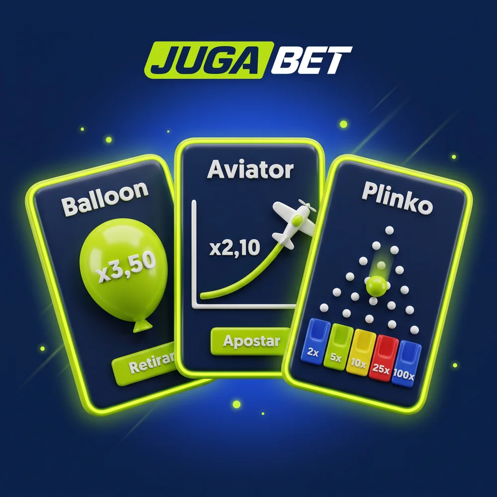 Balloon, el juego del globo, Aviator y Plinko en el casino de Jugabet